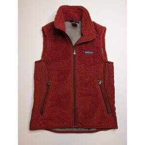 Patagonia Women's Classic Retro-X Vest Fleece Brick Red Size XS